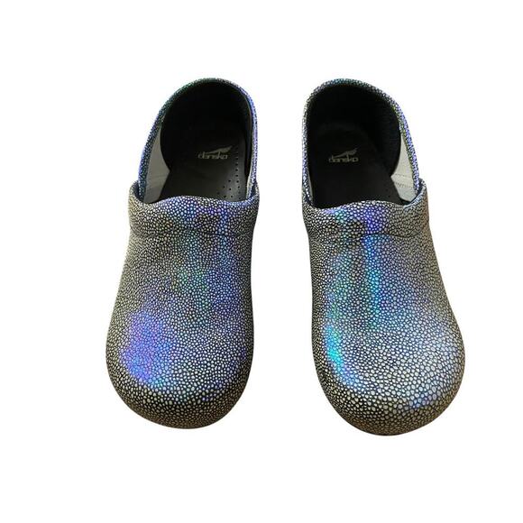 Dansko Clog Nurse Shoes Womens Size Size EU 34 Iridescent Slip On Comfort - Picture 10 of 16